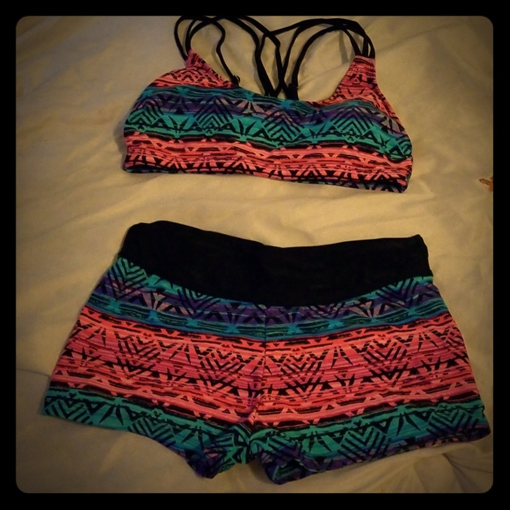 Boy short bikini set, never been worn